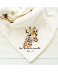 Couverture bébé giraffe...